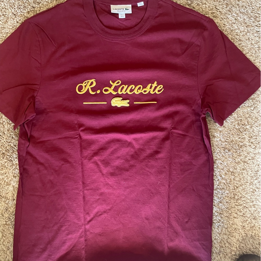 Lacoste men’s Tshirt. Never worn. Size M